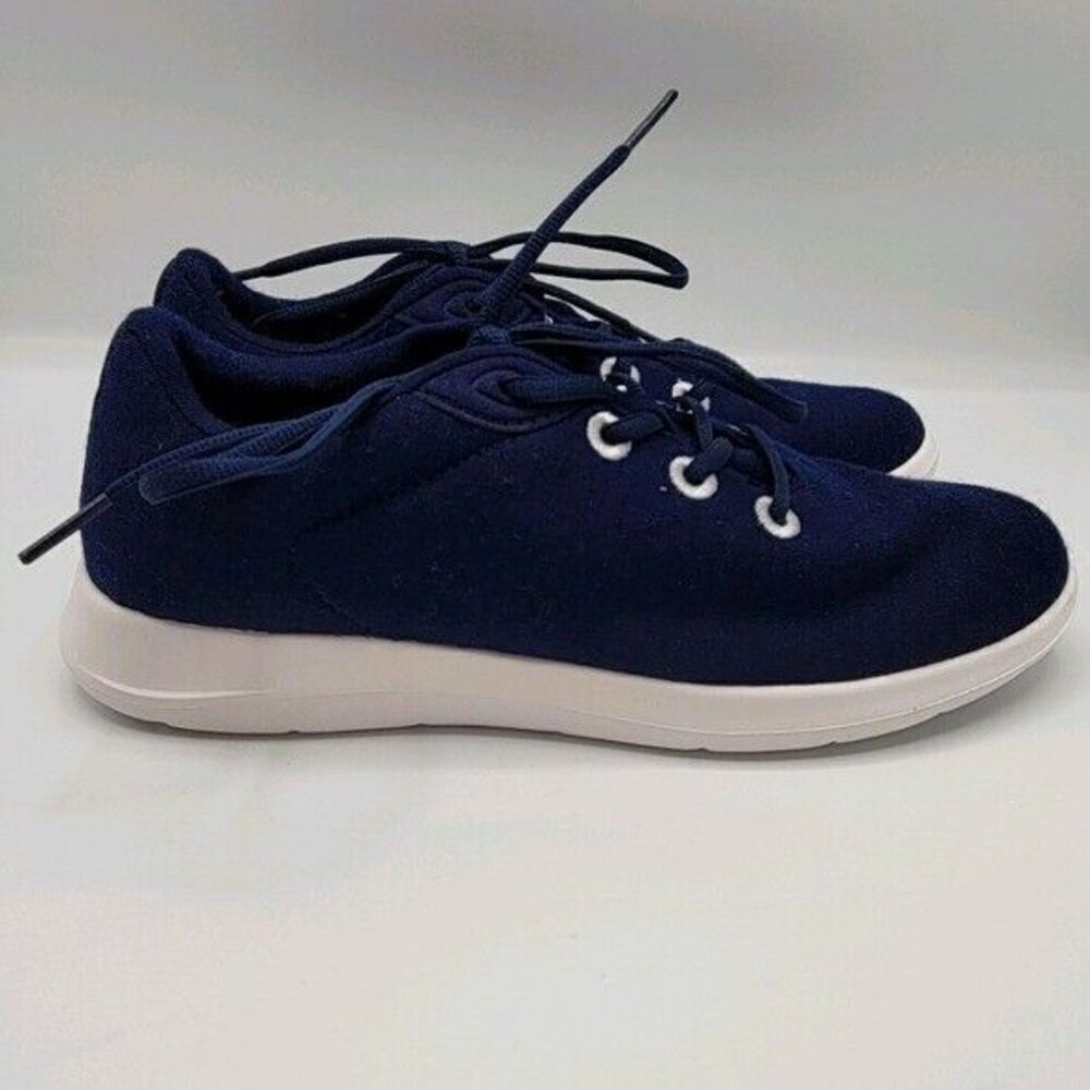 MERINOS WOOL WOMENS LACE UP SHOES - NAVY 6